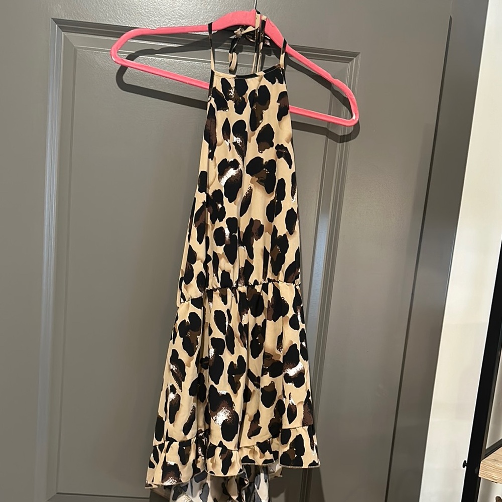 Leopard Print Kids Dress